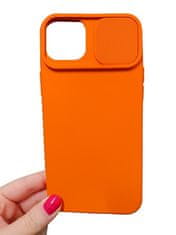 Universal Pouzdro Camshield Soft iPhone 14 Plus Oranžové