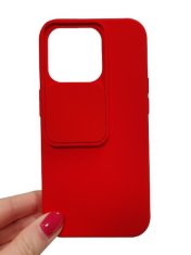 Universal Pouzdro Camshield Soft iPhone 14 Pro Červené