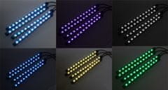 Stualarm LED podsvětlení vnitřní/vnější RGB 5V USB, bluetooth, 4 pásky (95RGB-SET03)