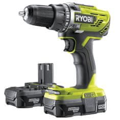 RYOBI Vrtačka/šroubovák RYOBI R18DD3-213S 18V + akumulátor + nabíječka RY5133003352