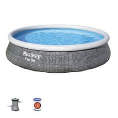 Bestway Bazén BESTWAY Fast Set Rattan 3,96 x 0,84 m - 57376 TP57376