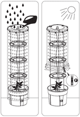 Prosperplast Pěstební set (foliovník) pro TOMATO GROWER PRIPOC400