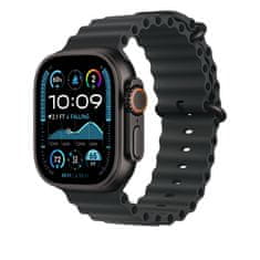 Apple 49mm Black Ocean Band - Black Titanium Finish