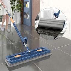 HOME & MARKER® Mop na Čištění podlah, Plochý mop, Samoždímací mop SVEEPA + Utěrky na Mop na Čištění podlah SVEEPACLOTH + Skládací kbelík SVEEPABUCKET | SVEEPAPACK