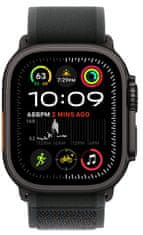 Apple 49mm Black Trail Loop - M/L - Black Titanium Finish (MYQ63ZM/A)