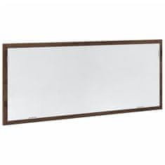 Vidaxl Koupelnové zrcadlo s LED hnědý dub 100 x 8,5 x 37 cm kompozit