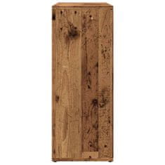 Vidaxl Příborník old wood 91 x 29,5 x 75 cm kompozitní dřevo