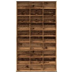 Vidaxl Skříňka na CD old wood 102 x 23 x 177,5 cm kompozitní dřevo