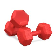 Hs Hop-Sport Sada šestihranných fitness činek 2x5kg