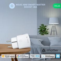 Nous Nous A8M Matter Smart Zásuvka 16A (WiFi)