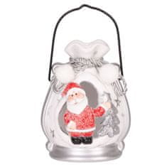 MAGIC HOME Santa v balíčku, LED, terakota