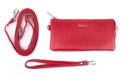 Dámská kožená crossbody kabelka 8003 Red