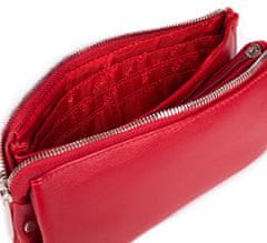 Dámská kožená crossbody kabelka 8003 Red