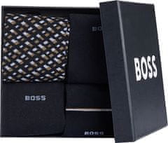 Hugo Boss 4 PACK - pánské ponožky BOSS 50524322-001 (Velikost 40-46)