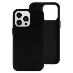 MobilPouzdra.cz Kryt Leather Magsafe Apple iPhone 16 , barva černá