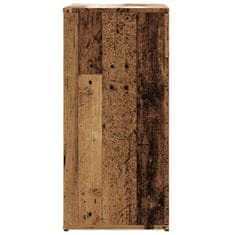 Vidaxl Příborník old wood 80 x 36 x 75 cm kompozitní dřevo