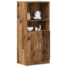 shumee vidaXL Kuchyňská skříňka old wood 57x41,5x131,5 cm kompozitní dřevo