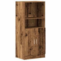 Vidaxl Kuchyňská skříňka old wood 57x41,5x131,5 cm kompozitní dřevo