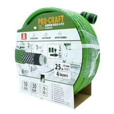 Procraft Zelená zahradní hadice PR-4GH1325F