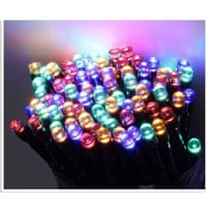 HOMESTYLING Světelný řetěz solární multicolor 400 LED / 24 m KO-DX9540020