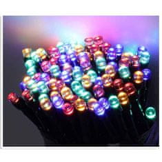 HOMESTYLING Světelný řetěz solární multicolor 400 LED / 24 m KO-DX9520020