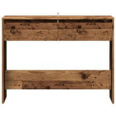 Vidaxl Konzolový stolek old wood 100 x 35 x 76,5 cm kompozitní dřevo