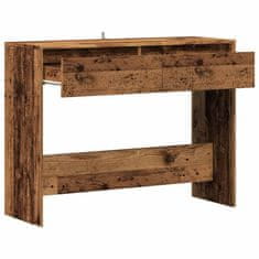 Vidaxl Konzolový stolek old wood 100 x 35 x 76,5 cm kompozitní dřevo