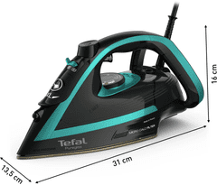 Tefal Žehlička FV8066E0 Puregliss Maldives & Black