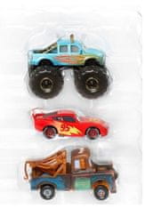 Mattel Cars (Auta) - 3 kusy kovových autíček - McQueen + Burák a další.