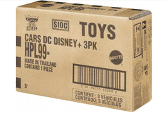 Mattel Cars (Auta) - 3 kusy kovových autíček - McQueen + Burák a další.