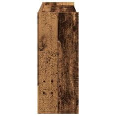 Vidaxl Botník old wood 80x25x61,5 kompozitní dřevo