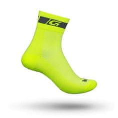 GRIP GRAB Hi-Vis Sock Regular Cut žlutá M(41-44) cyklo ponožky