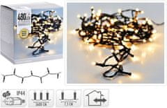 HOMESTYLING Vánoční světelný řetěz teplá bílá 480 LED / 36 m