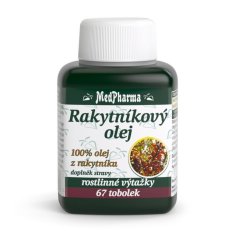 MedPharma Rakytníkový olej, 100% olej z rakytníku, 67 tobolek