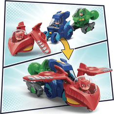 Hasbro Hasbro PJ Masks Pyžamasky Sada 3v1 3 figurky a 3 vozídla))