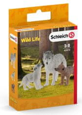 Schleich Wild Life 42472 Vlčice a mládě vlka