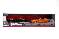 Jada Toys Rychle a zběsile Twin Pack Toyota Supra a Dodge Charger 1:32