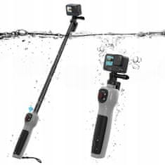 TELESIN Vodotěsná Selfie Stick Hůl s dálkovým ovládáním Dálkové ovládání GoPro HERO 13 12 11 10 9 MAX