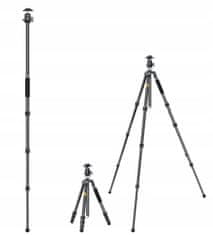 K&F Concept Stativ Foto Video 172cm 16kg Monopod Polykarbonát K&F X284C4 Hlava BH-36