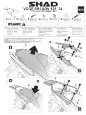 SHAD Montážní sada pro horní kufr Top master V0DV14ST VOGE SR1 ADV 125