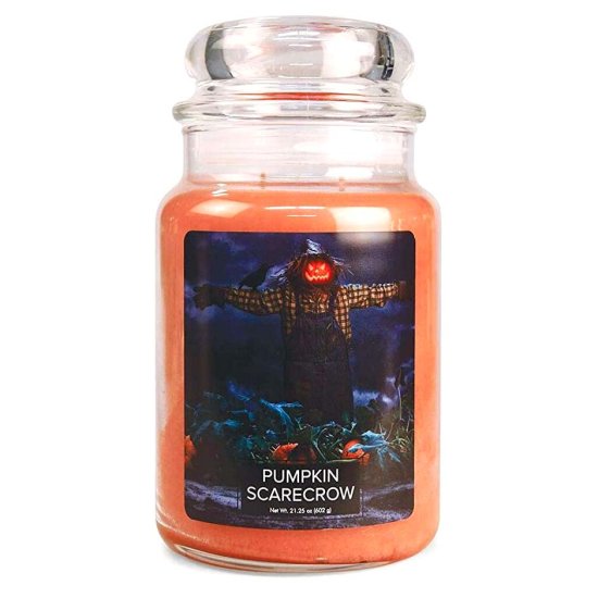 Village Candle vonná svíčka Pumpkin Scarecrow (Dýňový strašák) 737g