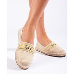 Big Star Béžové dámské espadrilky velikost 38