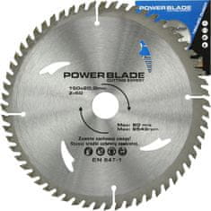 MAR-POL Kotouč pilový s SK plátky (vidiový), 160x60Tx20mm POWER BLADE M09055