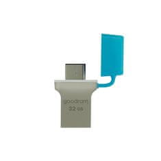 GoodRam pendrive 64GB USB 3.0 + TYP C OTG flash drive blue (ODD3-03)