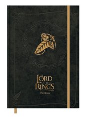 CurePink Denní diář 2025 The Lord Of The Rings|Pán prstenů (13 x 19 cm)