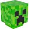 CurePink Plastová dekorativní 3D lampa Minecraft: Creeper (12 x 12 cm)