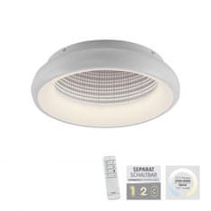 PAUL NEUHAUS JUST LIGHT LED stropní svítidlo bílé s tunelovým efektem stmívatelné dálkový ovladač CCT 2700-5000K LD 14394-16