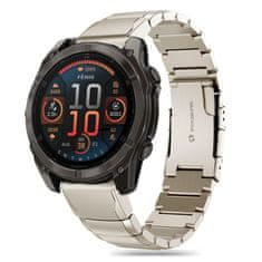 Tech-protect Steelband řemínek na Garmin Fenix 5x / 5x Plus / 6x / 6x Pro / 7x / 8 51mm, titanium