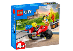 Lean-toys Stavebnice Lego City Hasičská Záchranná Motorka 57 Prvků 60410