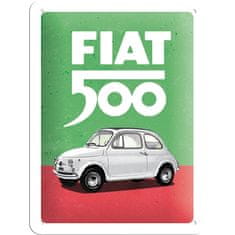 Nekupto Cedule 15x20 Fiat 500 (Italian Colours) NA26254